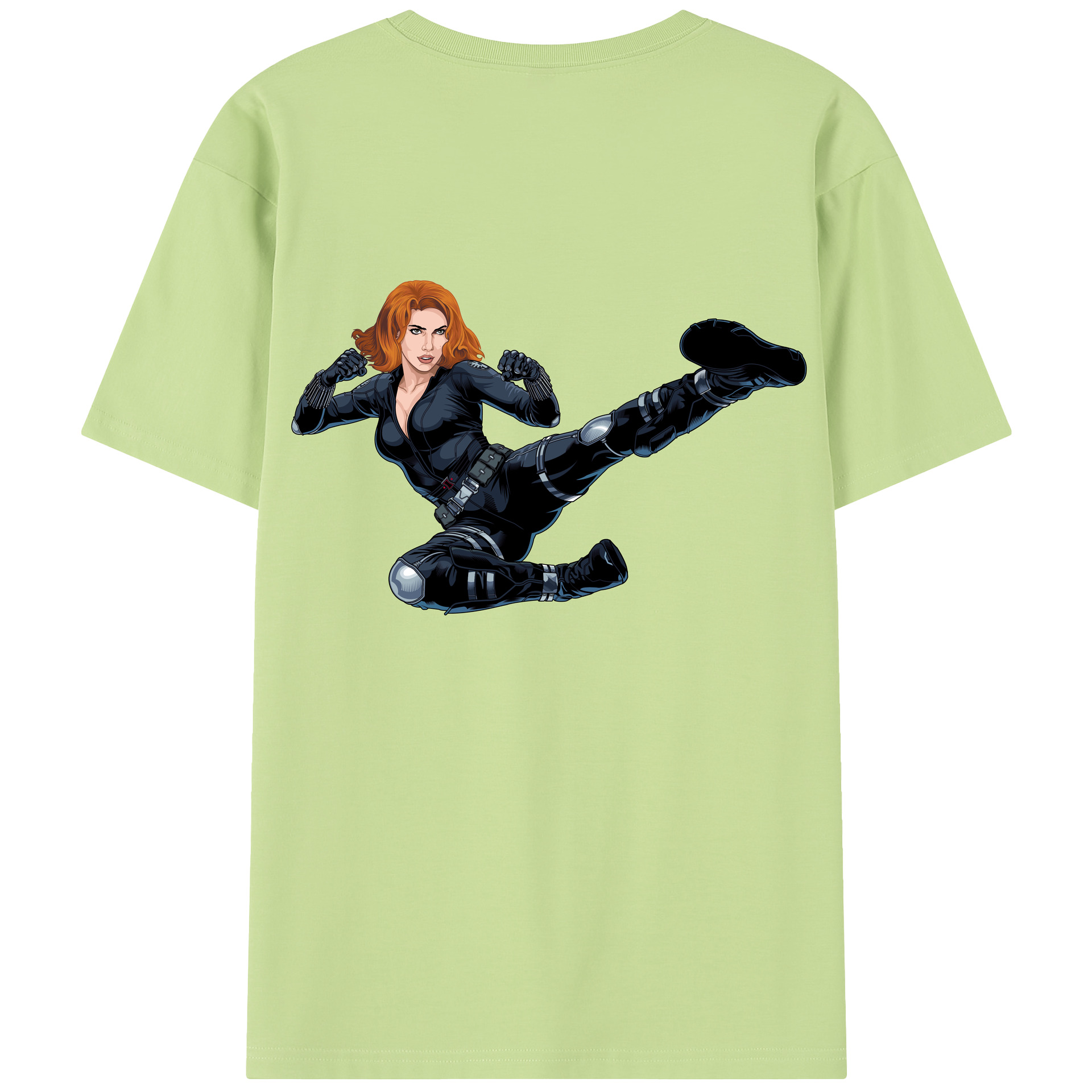 （画像用） アベンジャーズ The Avengers 綿100％半袖Tシャツ（背面プリント）